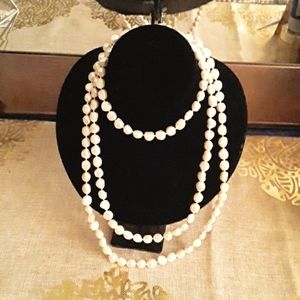 Ross Simon's cultured baroque pearl endless necklace.